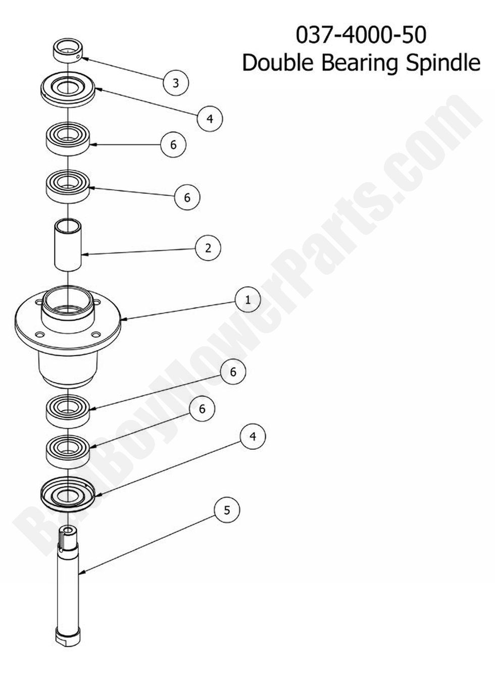 2015 Compact Diesel Spindle Assembly DiagramBad Boy Mower Parts